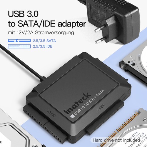 Inateck ide sata usb - ide, 3.0